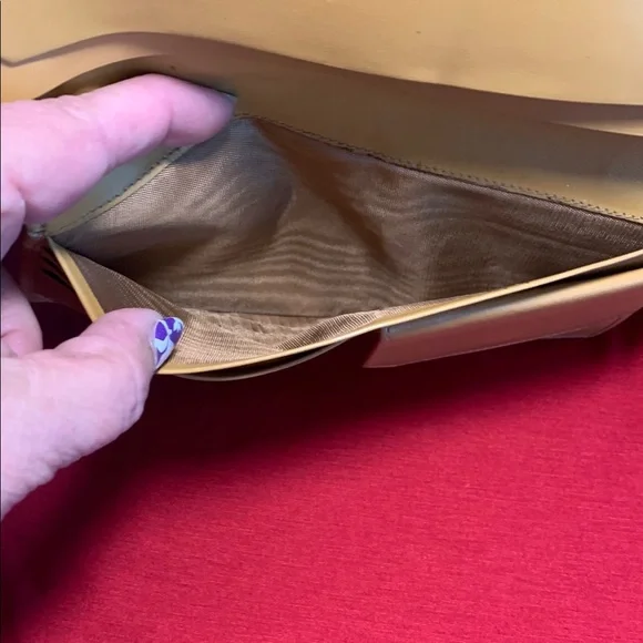 EUC Vintage Celine Brown and Tan Leather Wallet - Picture 6 of 12